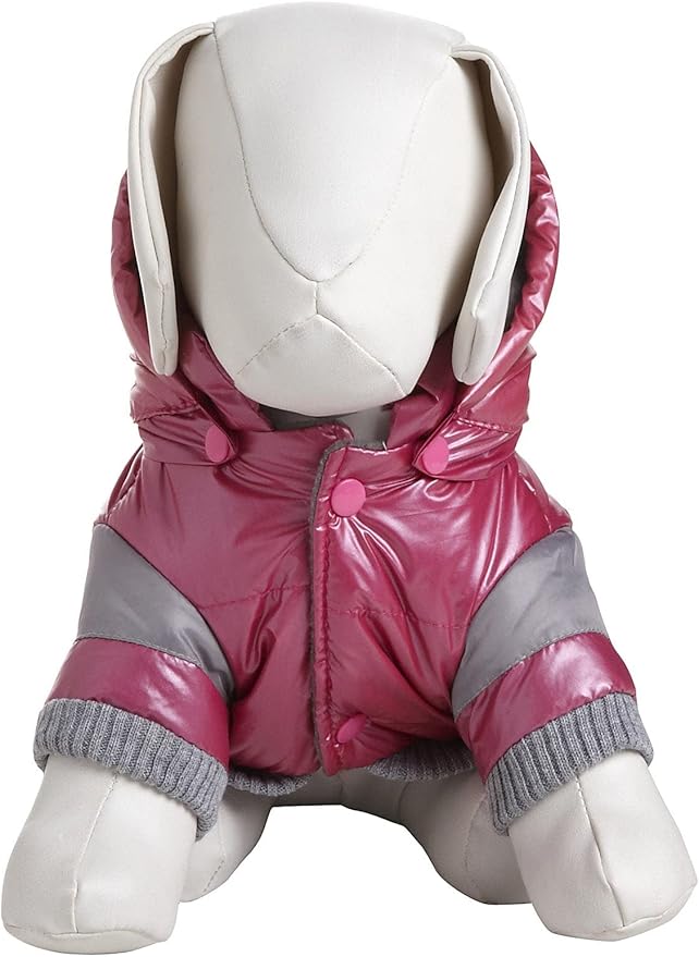 Sporty Vintage Aspen Pet Ski Jacket, Medium, Red