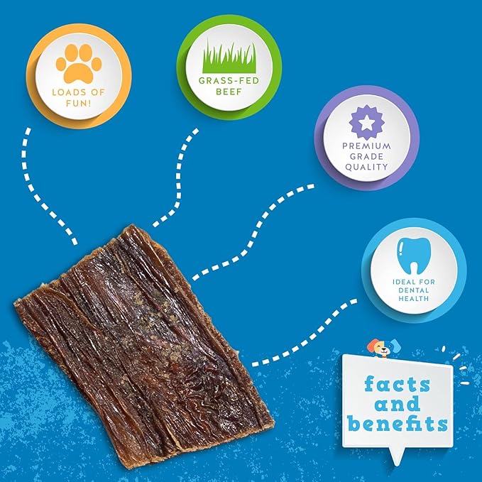 Jack&Pup Premium Dog Chews Bites, Healthy Dog Treats for Medium Dogs - All Natural Dog Treats Small Dogs, Single Ingredient Dog Treat for Puppies - Bully Sticks | Gullet Jerky (Gullet Bites - 1lb)