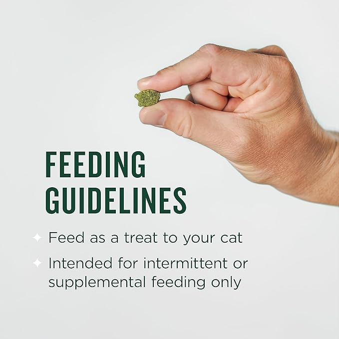 Minties Dental Treats for Cats, Salmon Flavored Treats for Cats, Freshens Breath and Controls Tartar, 10oz
