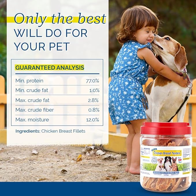 Pet Center Dpc88454 Chicken Breast Tenders Dog Treat, 1-Pound
