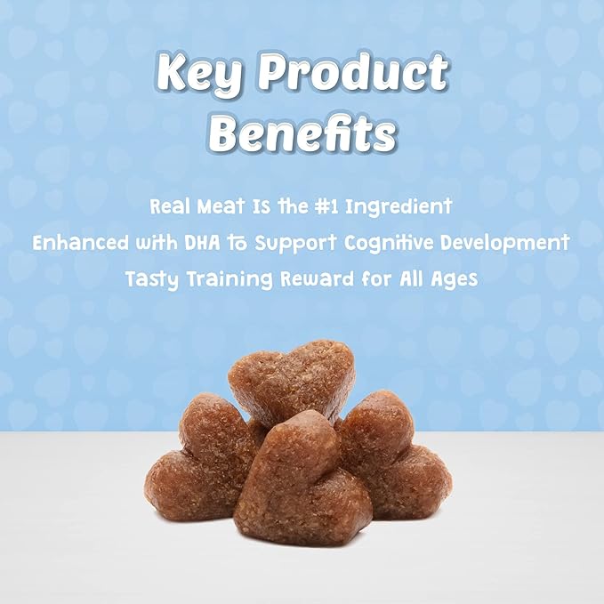 Blue Buffalo BLUE Bits Natural Soft-Moist Training Dog Treats TO-GO, Beef Recipe 1-oz Bags (Pack of 12)