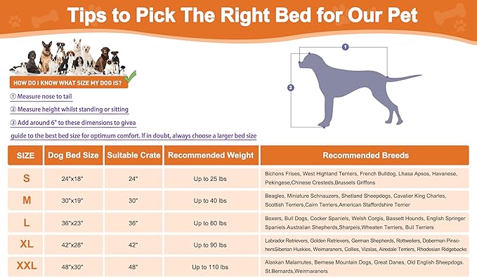 POCBLUE Deluxe Washable Dog Bed for Large Dogs Dog Crate Mat 36 Inch Comfy Fluffy Kennel Pad Anti-Slip for Dogs Up to 60 lbs, 36" x 23", Grey