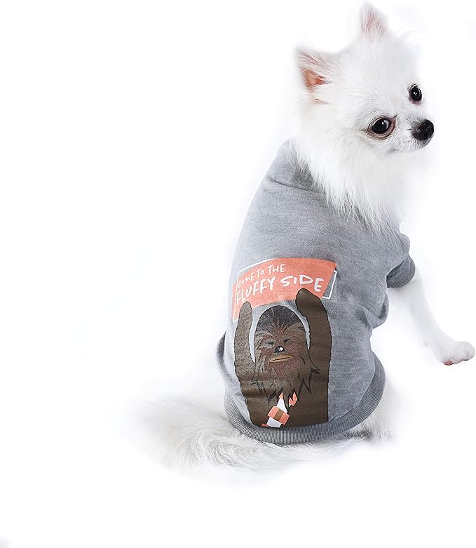 Star Wars for Pets Come to The Fluffy Side Chewbacca Dog Tee | Dog Shirt for Large Dogs | Size X-Large | Soft, Cute, and Comfortable Dog Clothing and Apparel, Cute Dog Clothes