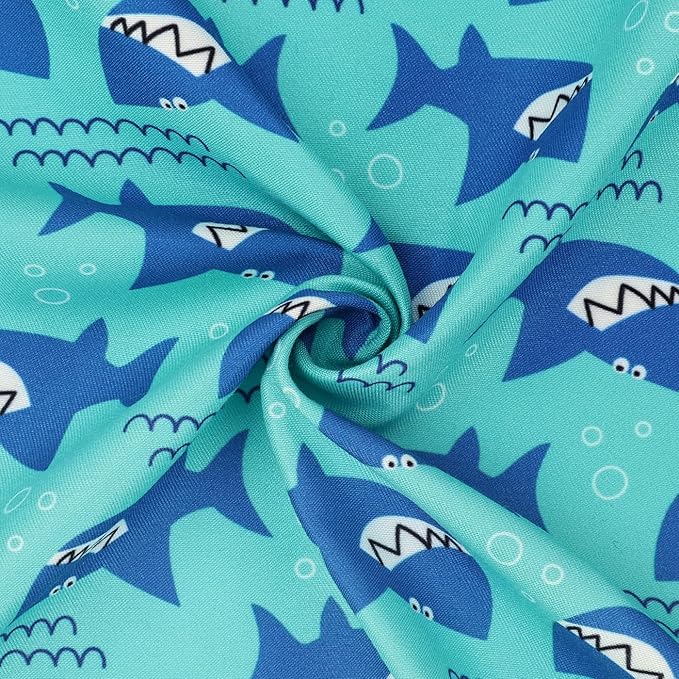 HDE Dog Swim Trunks Hawaiian Board Shorts Beach Pool Swimsuit for XS to XXL Dogs Sharks - XS
