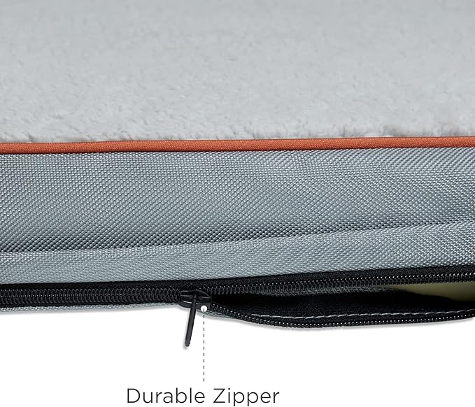 Bedsure Dog Bed Large Sized Dog - Orthopedic Waterproof Pet Beds with Removable Washable Cover, Egg Crate Foam Puppy Mat, Suitable for Pet Up to 65 lbs