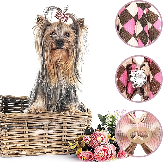PET SHOW 50pcs Small Dog Hair Bows with Rubber Bands for Medium Dogs Puppies Cats Kittens Rabbits Topknot Grooming Costumes Hair Accessories