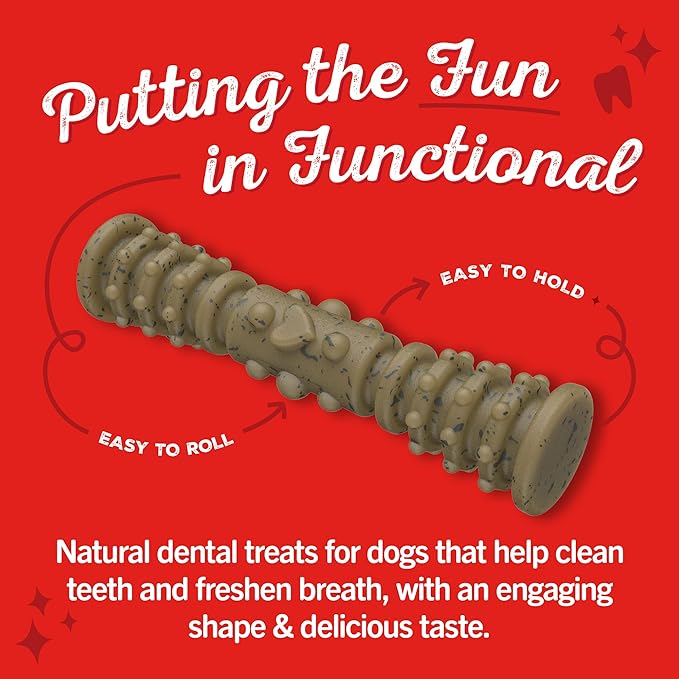 Stella & Chewy's Dental Delights with Freeze-Dried Chicken - Large Dental Treats for Dogs, 5.5 Ounce Bag