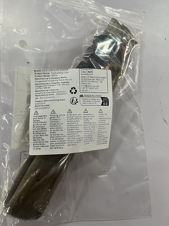 EXCELLENT ELITE SPANKER Tactical Dog Collar Nylon Adjustable Training Collar Military Dog Collar Heavy Duty Metal Buckle with Control Handle for Medium and Large Dogs with Patches(COB-M)