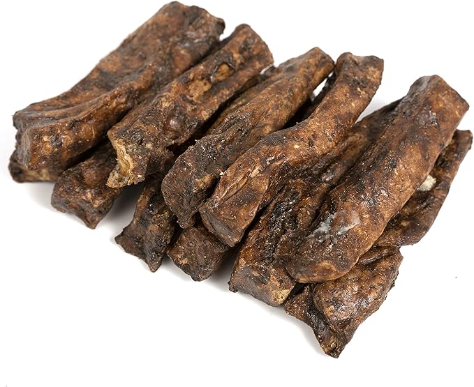 BRUTUS & BARNABY Beef Meat Sticks for Dogs - Thick & Hearty Beef Liver & Lung Dog Treat Made in USA - Protein Packed, Crunchy, Healthy Dog Treats - Grain Free, Rawhide Free, No Additives