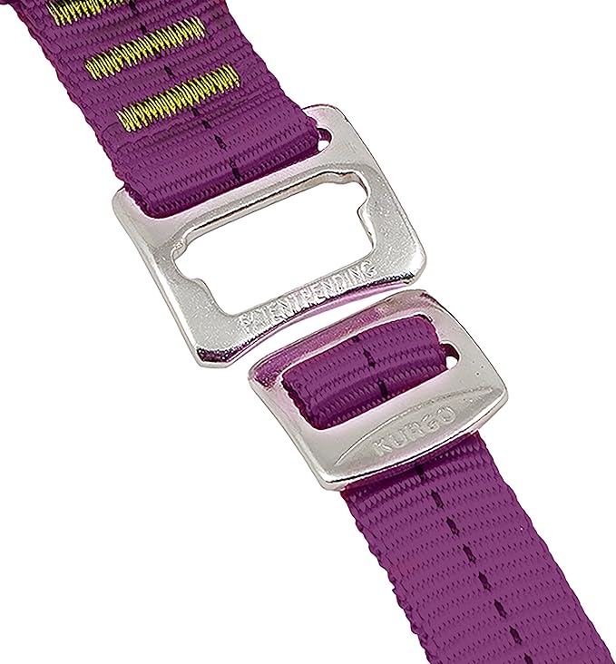Kurgo Enhanced Strength Tru-Fit Smart Dog Harness, Deep Violet, Small - Crash Tested Car Safety Harness for Dogs, No Pull Dog Harness, Includes Pet Safety Seat Belt Tether, Steel Nesting Buckles