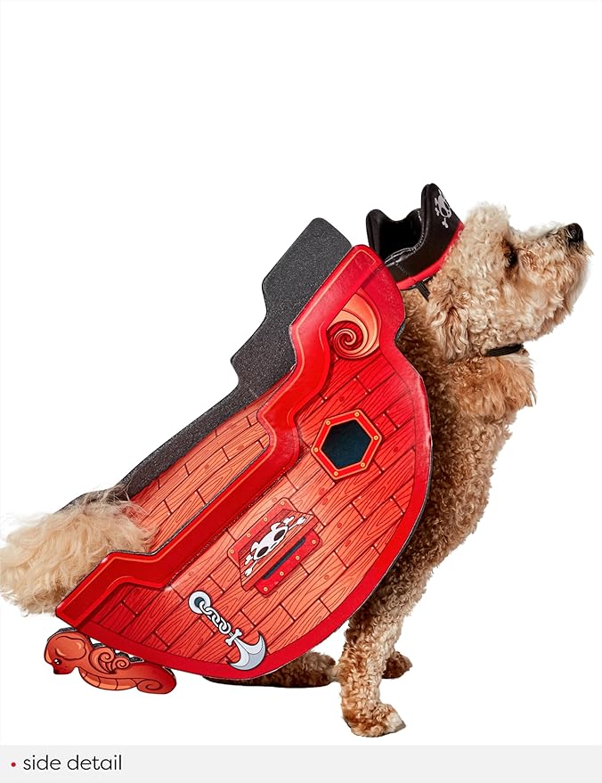 Rubies Pirate Ship Fun and Cute Pet Costume for Themed Parties and Halloween, Small-Medium