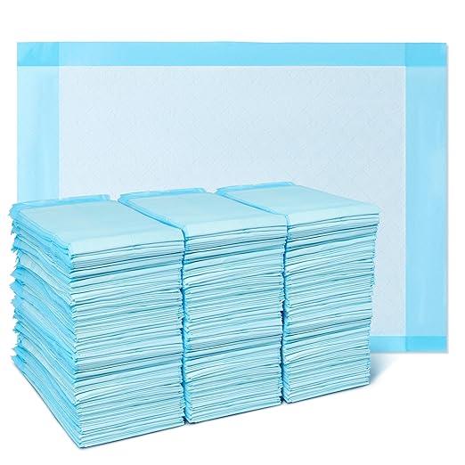 Medline Light Absorbency Underpad, 17" x 24", 300 Count, Disposable Chucks, Bed, Furniture & Surface Protection, For Kids, Adults, Elderly, Puppy Pad, Changing Pad, Incontinence Pee Pad