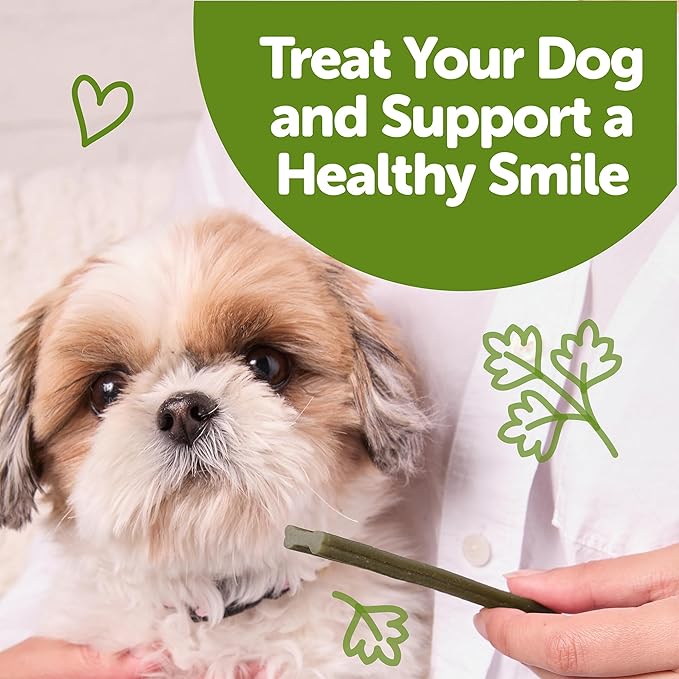 WHIMZEES Wellness Freshzees Dog Dental Treats, Natural Chews, Extra Small Size Stick, (56 Count)