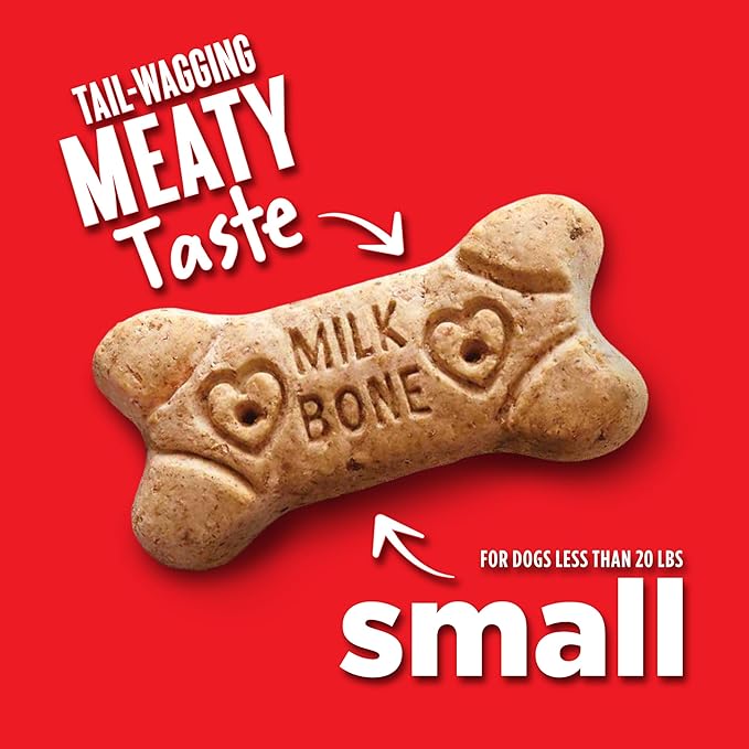 Milk-Bone Original Dog Treats Biscuits for Small Dogs, 24 Ounces (Pack of 12)