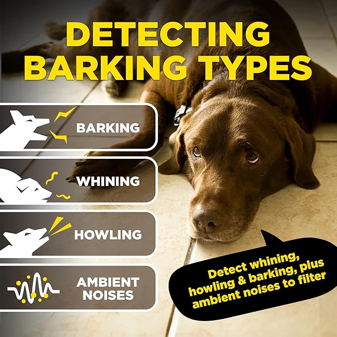Dogtra Smart NOBARK – Detects Whining and Barking – App Control E-Collar, Usage Notification, Behavior Report, Waterproof IPX9K, 30 Yard Range, Compact Size for 10lbs Dogs, Triple Detection Accuracy