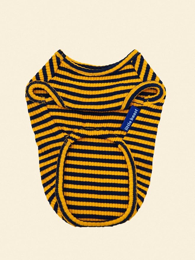 Little Beast Dog Clothes - Pet Clothes for Large, Medium, and Small Dogs (Dog Shirts Come in Multiple Colors and Styles) - Size: XX-Large Dogs, Black/Yellow