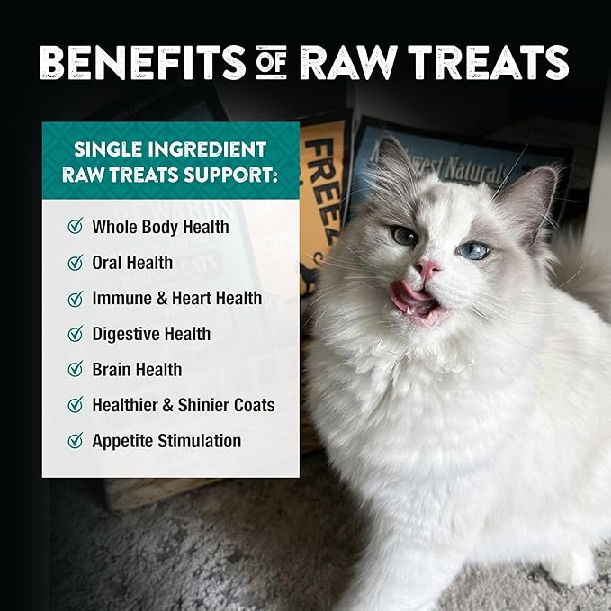 Northwest Naturals Raw Rewards Freeze-Dried Chicken Liver Treats for Dogs and Cats - Bite-Sized Pieces - Healthy, 1 Ingredient, Human Grade Pet Food, Natural, Proudly Made in USA, 3 Oz (Pack of 3)