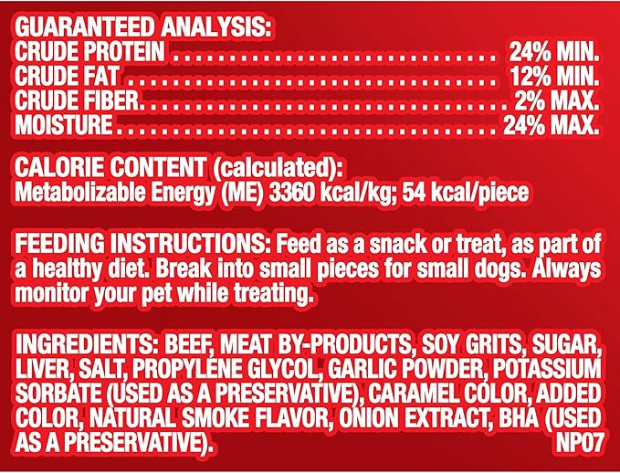 Pup-Peroni Dog Treats, Original Beef Flavor, 38 Ounce, Made with Real Beef (Pack of 2)