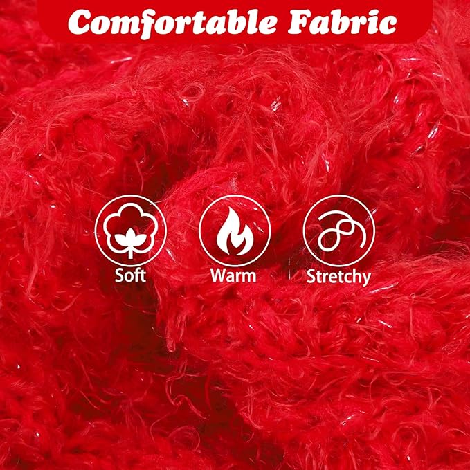 Turtleneck Small Dog Sweaters - Classic Cable Knitwear Winter Coat for Small Medium Dogs Male Female Puppy Dog Cold Weather Clothes Girls Boys, Red, M