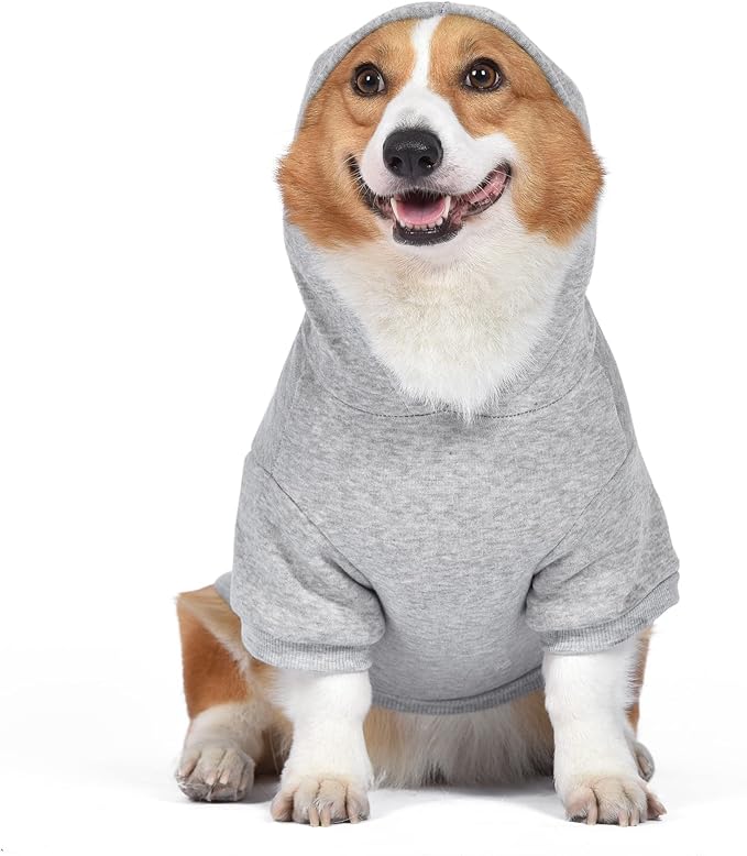 STAR WARS for Pets The Mandalorian Hoodie for Dogs with Leash Attachment Hole, Medium| Star Wars Apparel for Dogs | Cozy Hooded Sweatshirt for Dogs, Gifts for Star Wars Fans