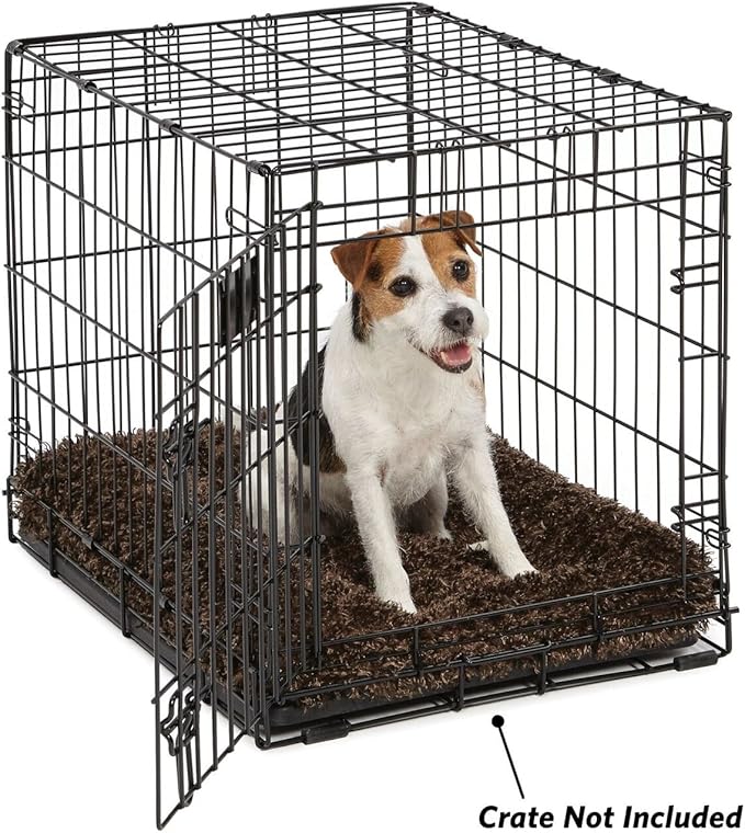 MidWest Homes for Pets Deluxe Dog Beds | Super Plush Dog & Cat Beds Ideal for Dog Crates | Machine Wash & Dryer Friendly, 1-Year Warranty