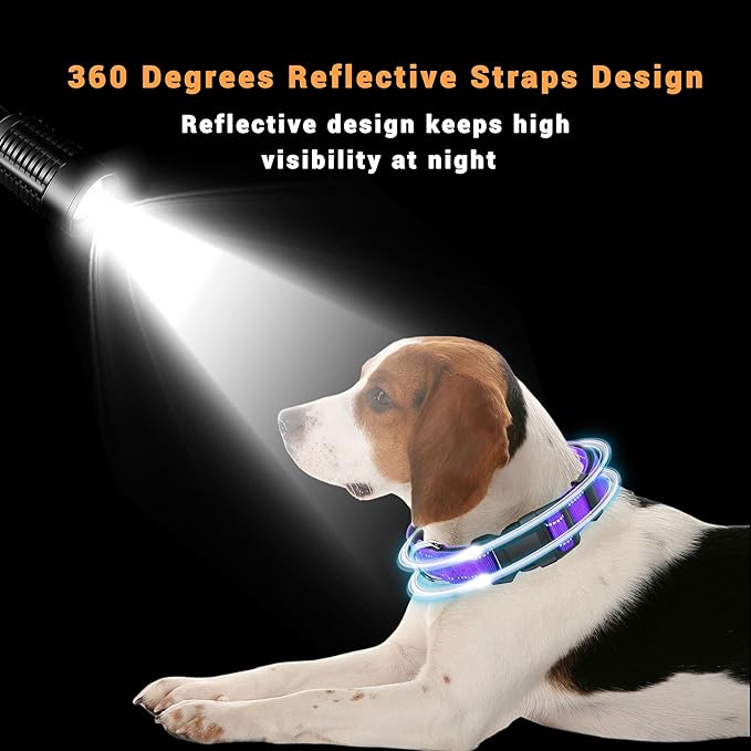 2 Pack Reflective Dog Collar with Safety Locking Buckle, Adjustable Soft Breathable Comfortable Nylon Pet Collar for Small, Medium and Large Dogs, Rosered, L
