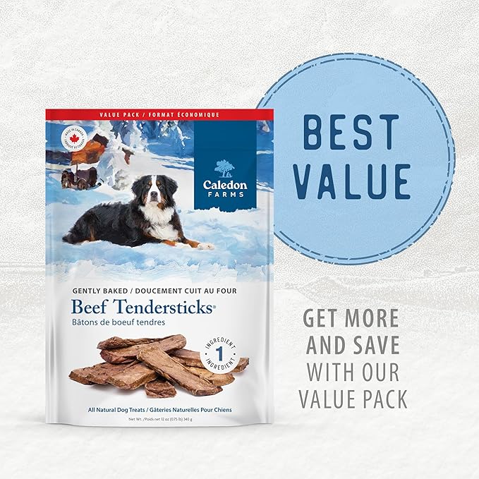 Caledon Farms Value Pack Beef Tendersticks Brown 12 Ounce (Pack of 1)