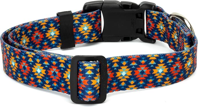 Country Brook Petz - Deluxe Utah Dog Collar - Made in The U.S.A. - Country and Western Collection Featuring Rustic Designs (1 Inch, Large)
