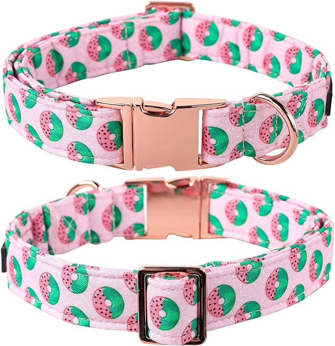 Lionet Paws Dog Collar with Bowtie, Soft Comfortable Adjustable Cute Donut Bowtie Collar for Large Dogs Male Female Gift, Neck 16-24 inches