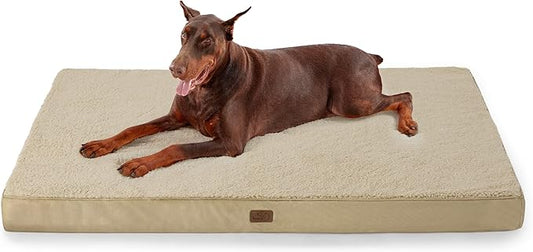 Bedsure XXL Dog Bed for Large Dogs - Orthopedic Waterproof Giant Pet Beds with Removable Washable Cover, Jumbo Egg Crate Foam Mat, Suitable for Pet Up to 150 lbs