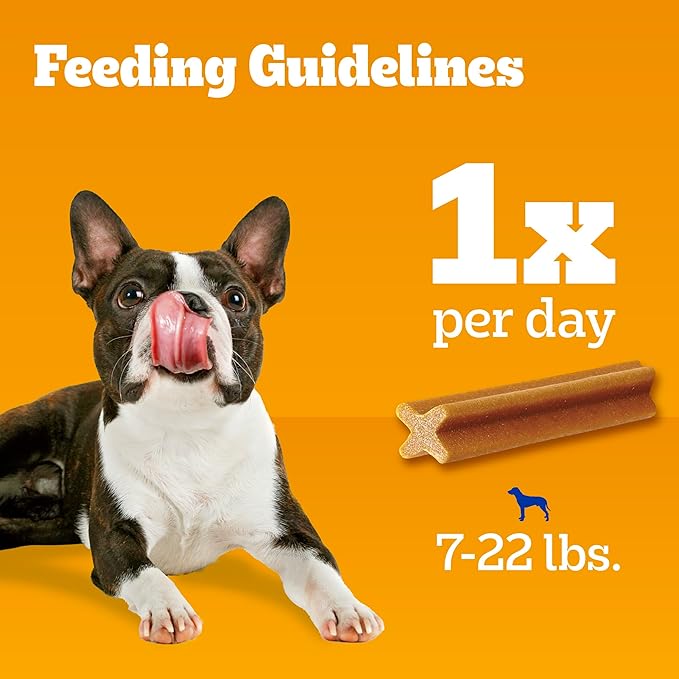 Pedigree Dentastix Small and Toy Breed Dog Treats, Original Flavor, 14 oz. Bag (58 Treats)