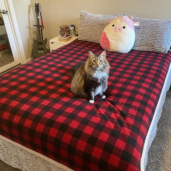 Kritter Planet Waterproof Dog Blanket, Reversible Pee Proof Couch Cover for Pets, Furniture Protector for Sofa Bed, Washable, Hair Resistant, Stain Proof