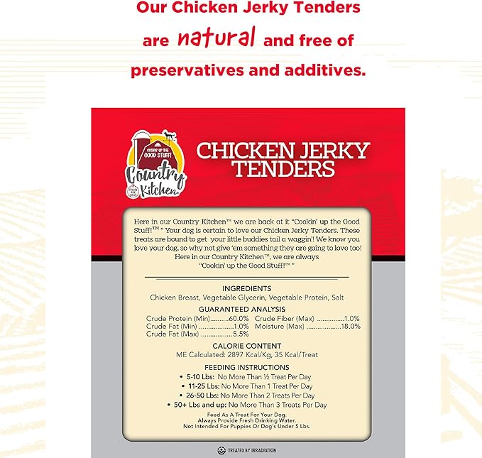 Chicken Jerky Tender Dog Treats, Made with Real Chicken, High Protein, Low Fat, No Artificial Colors, 32 oz