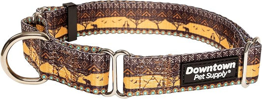 Downtown Pet Supply - Martingale Collar for Dogs - Dog Training Collar - Big, Wide & Thick Dog Collar - Escape-Proof, Weatherproof, Durable and Comfortable - Sahara - Small Dog Collar