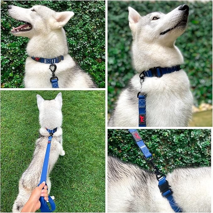Tuff Pupper Waterproof Action Collar for Dogs | Heavy Duty Water Proof Dog Collar | Tear Proof & Odor Free | Rust-Proof Metal Hardware | Tactical Quick Release Buckle | for Adventurous, Active Dogs