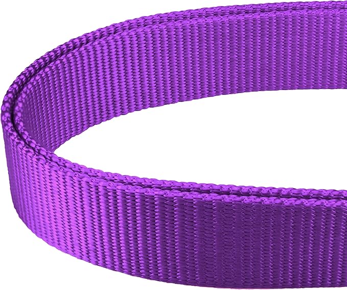 Mikivery Martingale Dog Collar Nylon Adjustable and Safety Training Colourful Comfortable Metal Buckle Pet Collars for Small Medium and Large Dogs