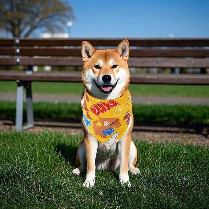 100PCS Dog Bandanas Bulk for Small Medium Dog Girl Boy with Paw Print Kerchief Triangle Bibs Head Scarves Scarfs Grooming Costume