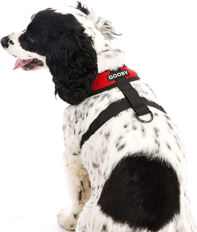 Gooby Comfort X Head In Harness - Red, X-Large - No Pull Small Dog Harness, Patented Choke-Free X Frame - Perfect on the Go Dog Harness for Medium Dogs No Pull or Small Dogs for Indoor and Outdoor Use