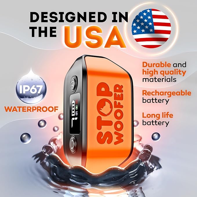 No Shock Bark Collar for Small Medium Large Dogs-Smart Chip Adjusts to Stop Barking in 1 Minute-Highly Effective Vibration and Sound Stops Barks Fast with No Pain-Safe Orange