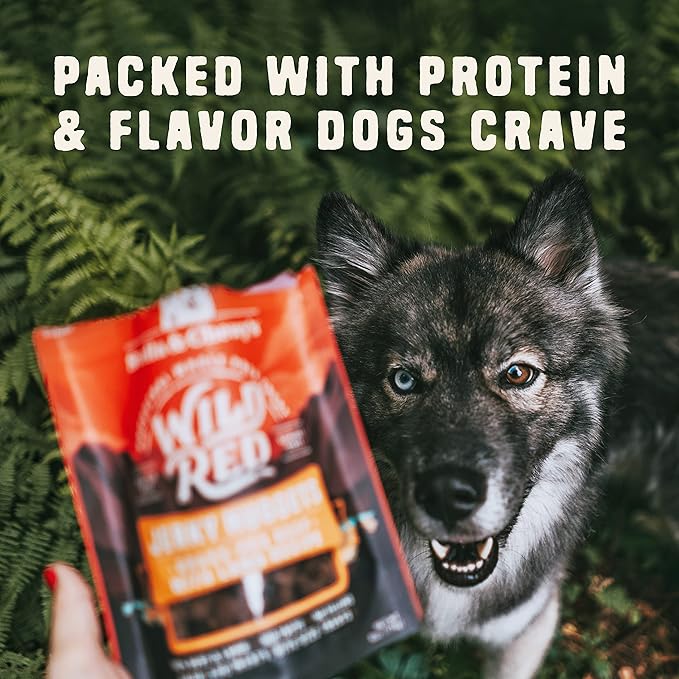 Stella & Chewy's Wild Red Jerky Nuggets - 90% Protein-Rich Chicken & Duck Dog Treats - Grain-Free Training Rewards for All Breeds - Made in USA - 6 oz Bag