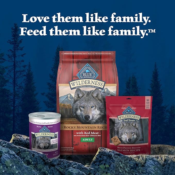 Blue Buffalo Wilderness Trail Treats Wild Bones Large Dental Chews, Grain-Free Dog Bones For Large Dogs Made with Natural Ingredients, 10-oz Bag