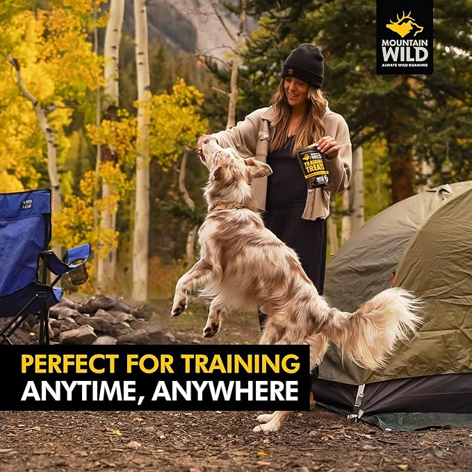 Training Treat Nibs for Dogs, Elk & Deer Protein, Rewards for Effective Dog Training, All Natural, No Fillers, No Artificial Preservatives (4 Ounce, 1, Count)