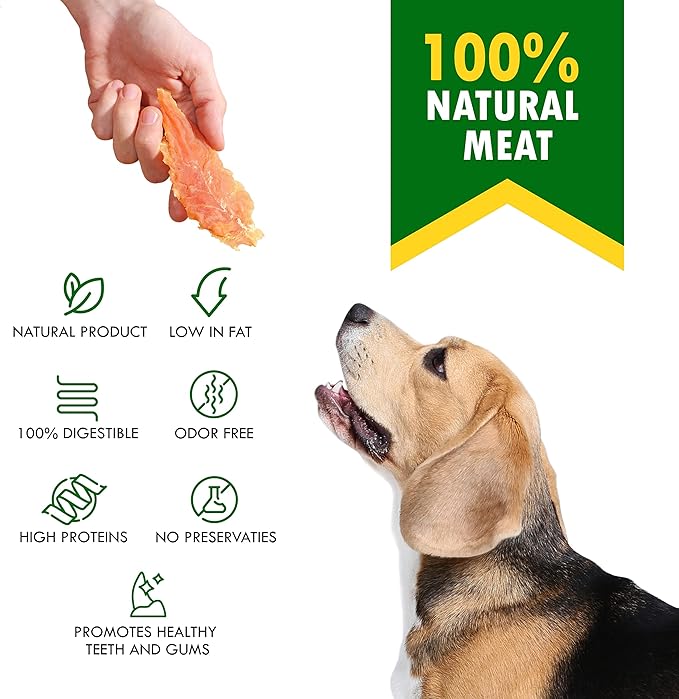 Beloved Pets Dog Treats Chicken Jerky 11 OZ - All Natural and Healthy Snacks for Large & Small Dogs - Grain Free and High Protein Meat - Human Grade Pet Chews