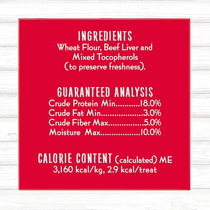 Charlee Bear Original Crunch Beef Liver Dog Treats, 16 oz (3-pack) - Made in the USA, Natural Training Treats for Dogs