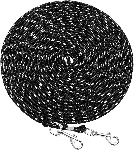 Reflective Cat Leash, 30ft Escape Proof Walking Lead Yard Long Leash, Extender Leash Training Playing Outdoor for Cats Puppy Kitten Small Dogs Rabbit Small Animals
