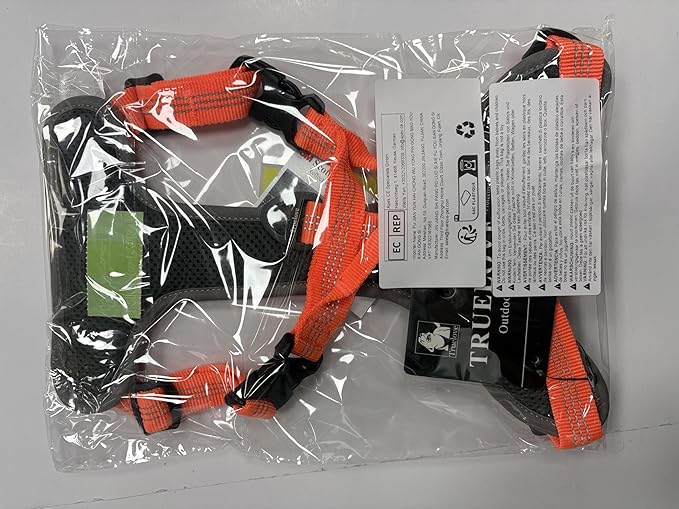 TRUE LOVE Dog Harness Outdoor Adventure II Reflective Vest with 2 Leash Attachments Matching Leash and Collar Available TLH6071