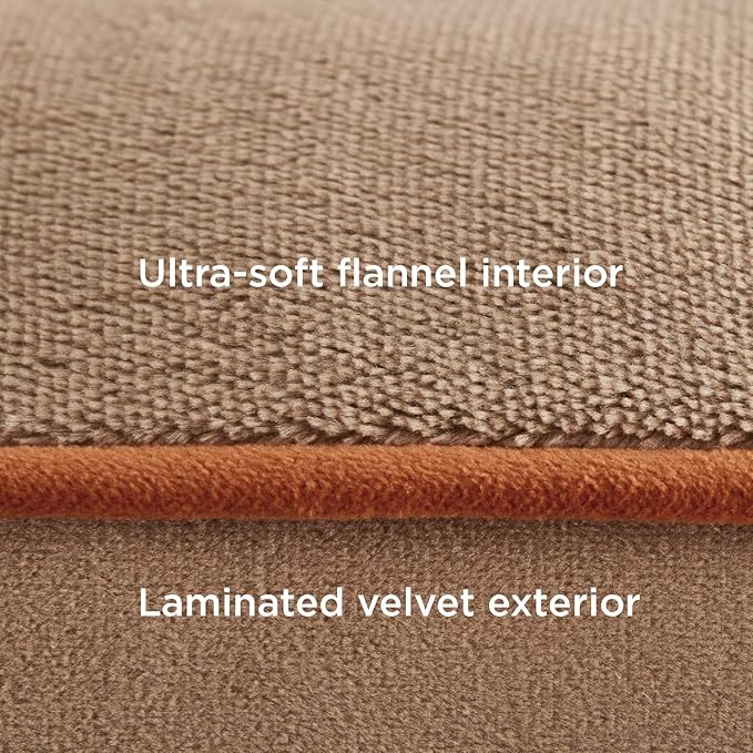 Bedsure Orthopedic Dog Beds Large Sized Dog - Washable Large Dogs Bed Waterproof, Big Comfort Pet Couch with Washable Removable Cover, Supportive Foam Pets Sofa with Nonskid Bottom, Hazel