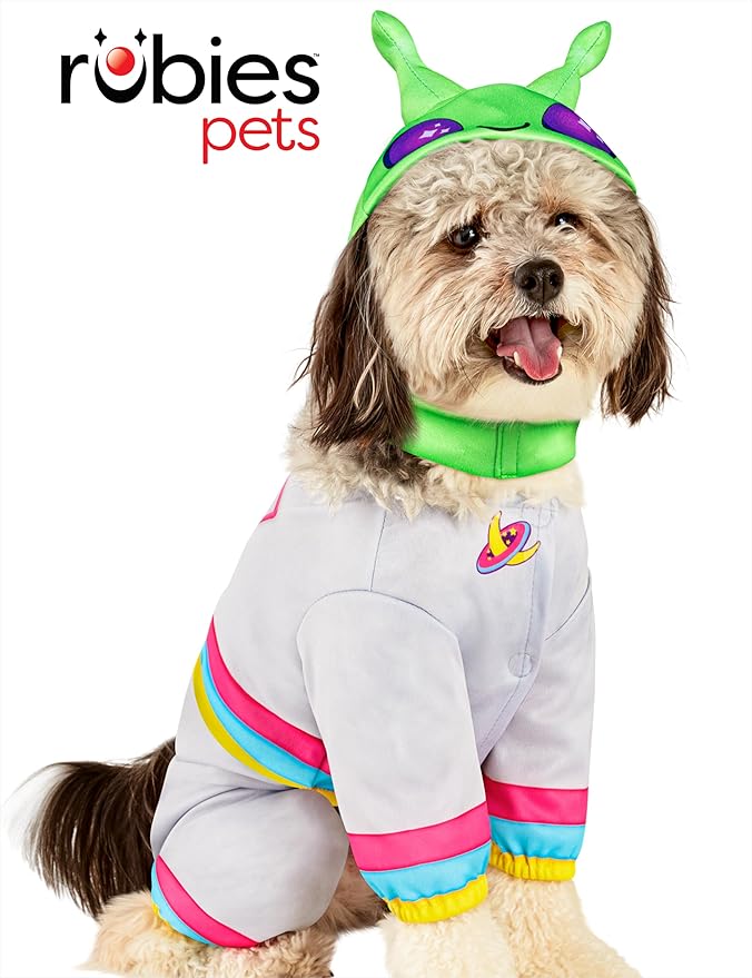 Rubies Alien Fun and Cute Pet Costume Jumpsuit and Hood for Themed Parties and Halloween, X-Large