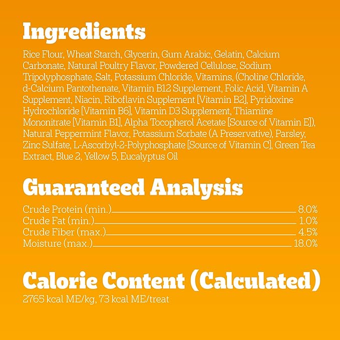 Pedigree Dentastix Large Breed Dog Treats, Fresh Flavor, 1.87 lb. Bag (36 Treats)