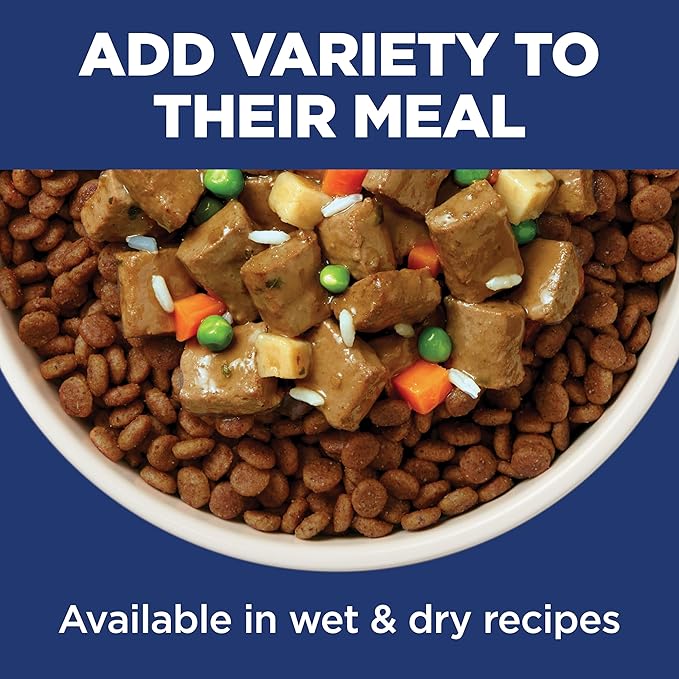 Hill's Science Diet Adult 7+, Senior Adult 7+ Premium Nutrition, Small Kibble, Dry Dog Food, Chicken, Brown Rice, & Barley, 15 lb Bag